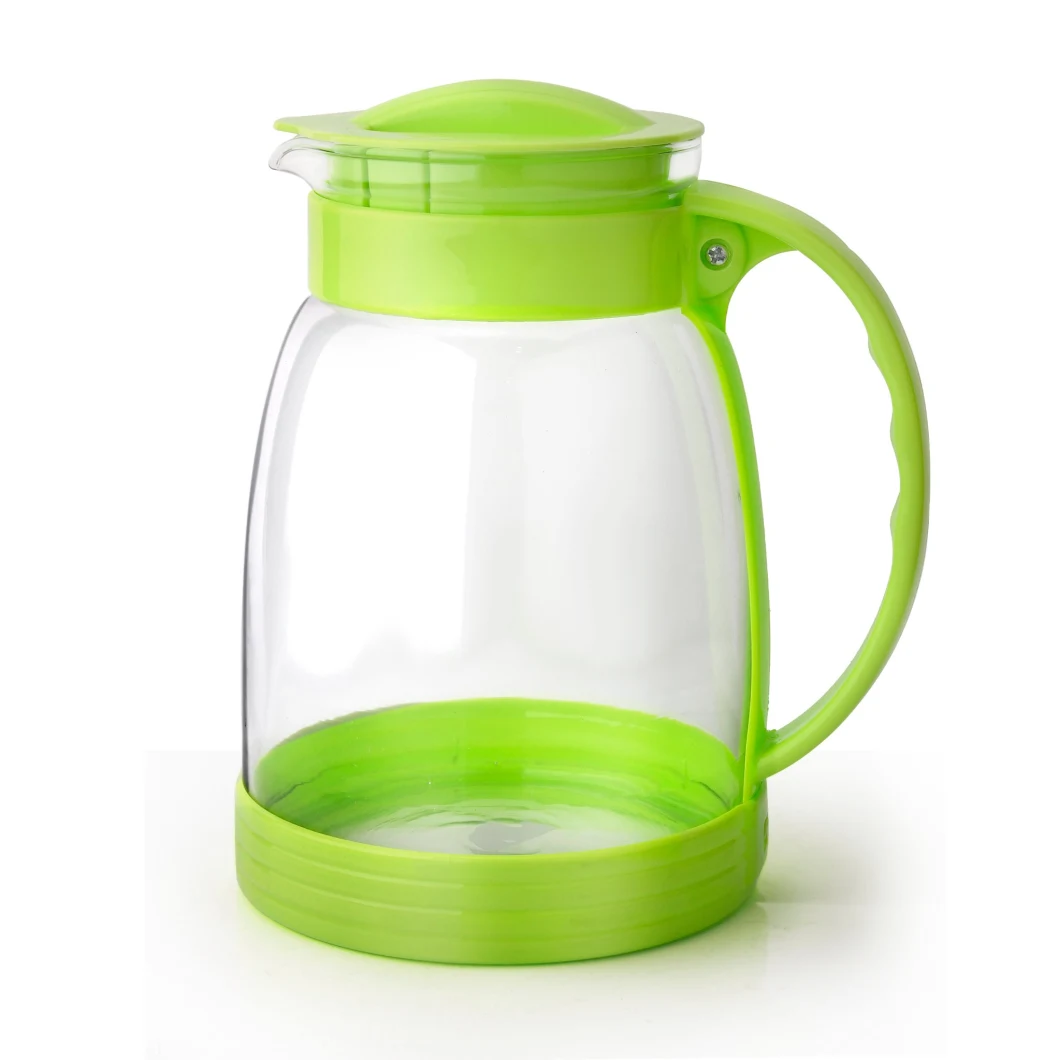 Glass Jug with Decoration DOT Printing for Water or Juice