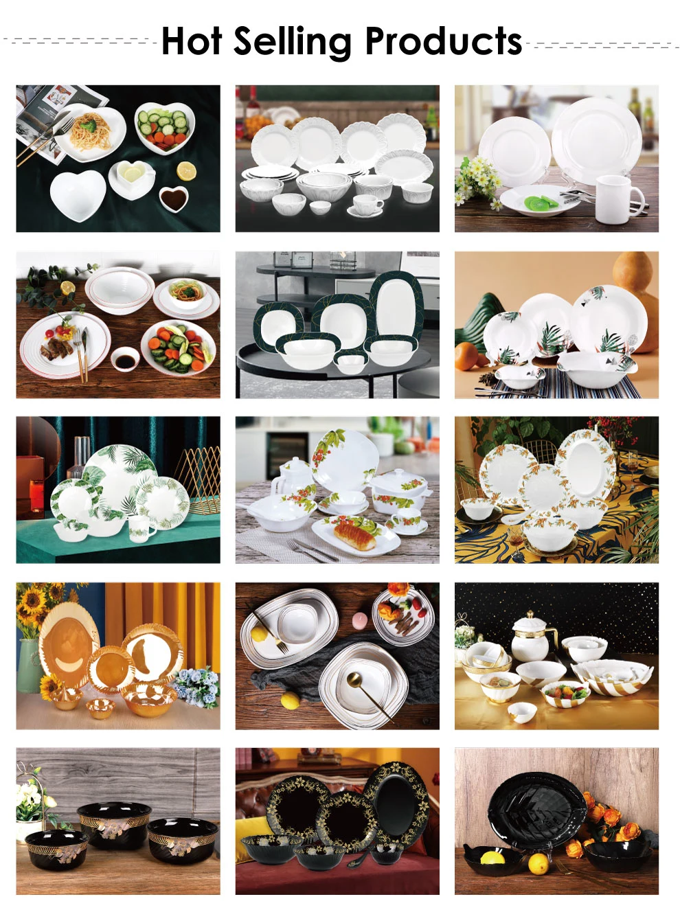 Wholesale Classical Heat-Resistant Opal Dinnerware White Opal Glass Plate Spinning Opal Plate