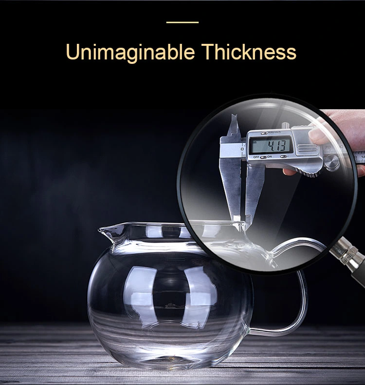 Wholesale Heat Resistant Borosilicate Glass Tea Pot with Infuser
