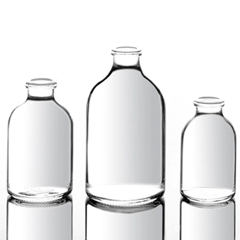 透明なガラス瓶