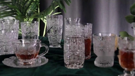 トルコの古典的なティーグラスショットグラスゴールデンステッカーガラスカップ絵画ティーグラスガラス製品